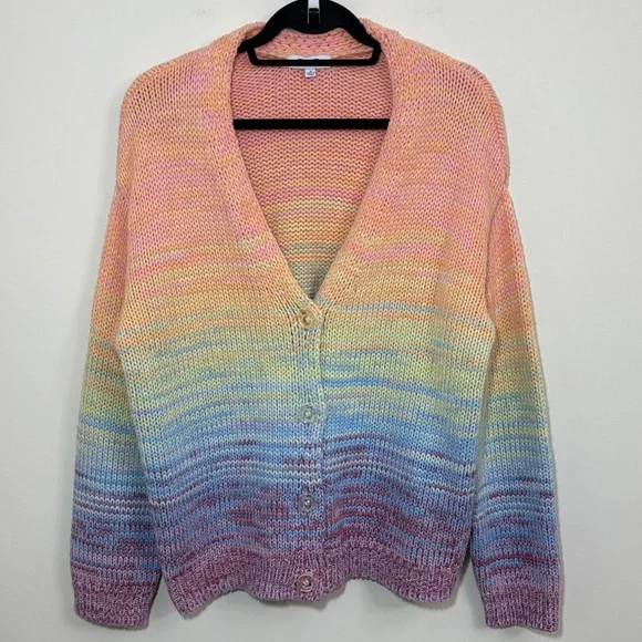 Multicolor Gradient Women's Sweater - Picture 1 of 11
